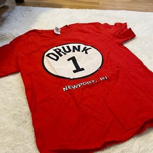 Drunk 1 and Drunk 2 T-Shirts.